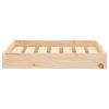 Solid Wood Pine Dog Bed - 24.2"x19.3"x3.5"