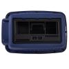 24" Hard-Sided Plastic Cat & Dog Kennel - 2-Door Topload (Blue)