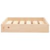 Solid Wood Pine Dog Bed - 20.3"x17.3"x3.5"