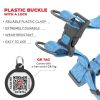 Eco-Friendly Reflective Cotton Dog Harness for Medium and Large Dogs (L Size: 27-35 inches, Blue)