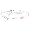 White Solid Wood Pine Dog Bed - 24.2"x19.3"x3.5"