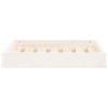 White Solid Wood Pine Dog Bed - 24.2"x19.3"x3.5"