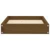 Honey Brown Dog Bed - Solid Pine Wood (20.3"x17.3"x3.5")