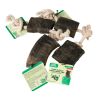 Water Buffalo Horn Rope Tug Toy - 100% Cotton Rope Dental Chew (2 Count, 14")