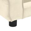 Cream Dog Sofa - Plush (28.3"x17.7"x11.8")