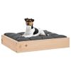 Solid Wood Pine Dog Bed - 20.3"x17.3"x3.5"