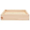 Solid Wood Pine Dog Bed - 20.3"x17.3"x3.5"