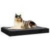 Black Dog Bed - Solid Pine Wood (36"x25.2"x3.5")