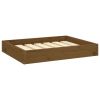 Honey Brown Solid Wood Pine Dog Bed - 24.2"x19.3"x3.5"