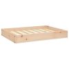 Solid Wood Pine Dog Bed (28.1"x21.3"x3.5")