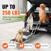 VEVOR Dog Stair for Cars (4-Step Folding Steps, Aluminum, 250 lbs Capacity)