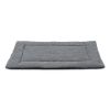 Comfortable Fleece Dog Bed Mat - Reversible Crate Carpet (S Size)