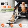 VEVOR Dog Stair for Cars (5-Step Folding Dog Steps, Aluminum, 150 lbs Capacity)