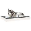 White Solid Wood Pine Dog Bed (40"x29.1"x3.5")