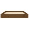 Honey Brown Solid Wood Pine Dog Bed - 36"x25.2"x3.5"