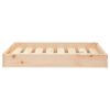 Solid Wood Pine Dog Bed (28.1"x21.3"x3.5")