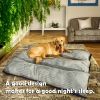 Removable & Washable Dog Mat - Soft Bed for Dogs Up to 33 lbs