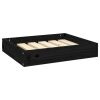 Black Solid Wood Pine Dog Bed (20.3"x17.3"x3.5")