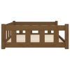 Dog Bed Honey Brown - Solid Wood Pine (41.5"x29.7"x11")