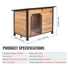 VEVOR Outdoor Dog House - Waterproof Insulated Dog House with Elevated Floor