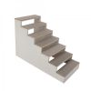 7-Tier Portable Pet Stair with Non-Slip Felt Pad