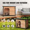 VEVOR Outdoor Dog House - Waterproof Insulated Dog House with Elevated Floor