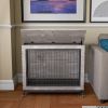 23-Inch Heavy-Duty Gray Dog Crate Furniture