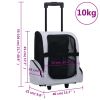 Foldable Multipurpose Pet Trolley - Gray