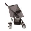 Four Wheels Pet Stroller - One-Click Folding Dog Jogger & Cat Carrier Trolley