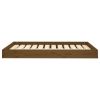 Honey Brown Solid Wood Pine Dog Bed - 40"x29.1"x3.5" Durable Pet Bed