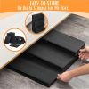 Black Dog Stairs for High Beds - Foldable Steps with Storage for Small & Medium Dogs