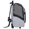 Foldable Multipurpose Pet Trolley - Gray