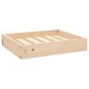 Solid Wood Pine Dog Bed - 20.3"x17.3"x3.5"