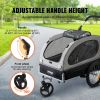 VEVOR Dog Bike Trailer (2-in-1 Stroller & Bicycle Carrier, 88 lbs Capacity)