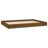 Honey Brown Solid Wood Pine Dog Bed - 40"x29.1"x3.5" Durable Pet Bed