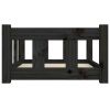 Black Dog Bed - Solid Pine Wood (25.8"x19.9"x11")