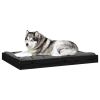 Dog Bed Black - Solid Wood Pine (40"x29.1"x3.5")