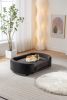 Scandinavian Style Elevated Dog Bed with Solid Wood Legs and Cashmere Cushion - Large