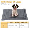 Comfortable Fleece Dog Bed Mat - Reversible Crate Carpet (S Size)