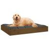 Honey Brown Solid Wood Pine Dog Bed - 28.1"x21.3"x3.5", Sturdy Pet Bed