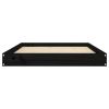 Dog Bed Black - Solid Wood Pine (40"x29.1"x3.5")