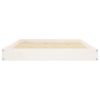 White Solid Wood Pine Dog Bed (40"x29.1"x3.5")