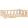 Dog Bed - Solid Pine Wood (37.6"x25.8"x11")