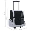 Foldable Multipurpose Pet Trolley - Gray