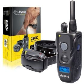 Dogtra 280C Remote Training Collar - Ultra-Compact, 1/2 Mile Range