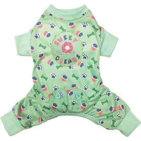 Fashion Pet Sweet Dreams Dog Pajamas - Mint, X-Large, Cozy Cotton Blend