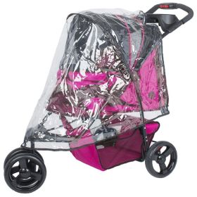 Petique Clear Ventilated Rain Cover for Pet Strollers - 1 Count