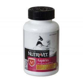 Nutri-Vet Aspirin for Dogs - Pain Relief Chews for Small Dogs (Under 50 lbs)