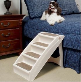 PupSTEP Plus Pet Stairs - Lightweight, Foldable & Non-Skid