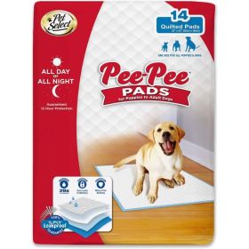 Four Paws Pee Pee Puppy Pads - Standard, 14 Count, Super Absorbent